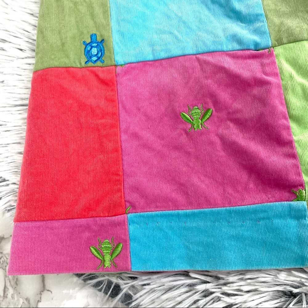 Lily Pulitzer Multicolor Patchwork Embroidered Co… - image 4